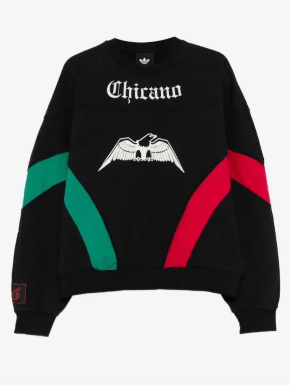 Adidas Originals x Willy Chavarria eagle-graphic crew-neck sweatshirt